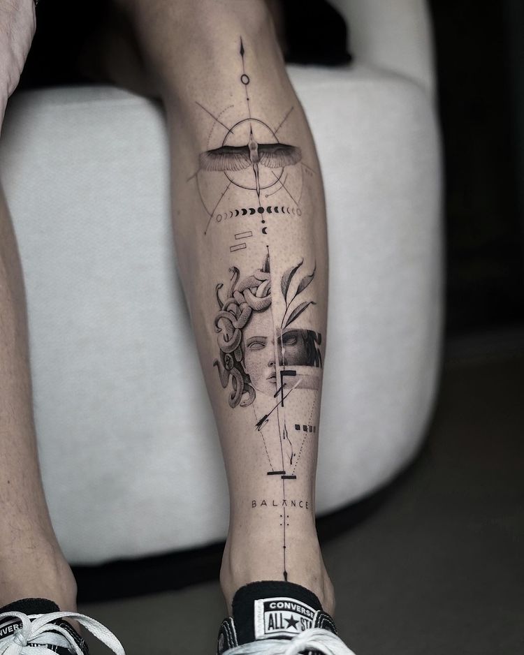 tattoo leg