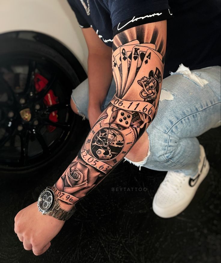 tattoo arm