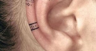 tattoo behind ear