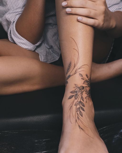 tattoo on leg