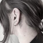 tattoo behind ear