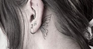 tattoo behind ear