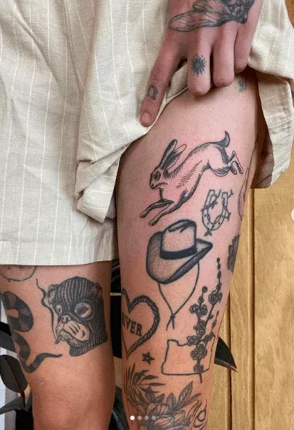 leg tattoos