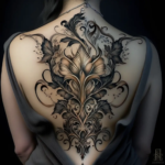 back tattoo women