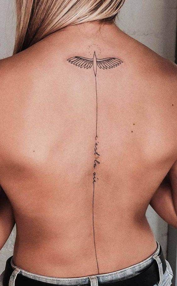 spine tattoos for women