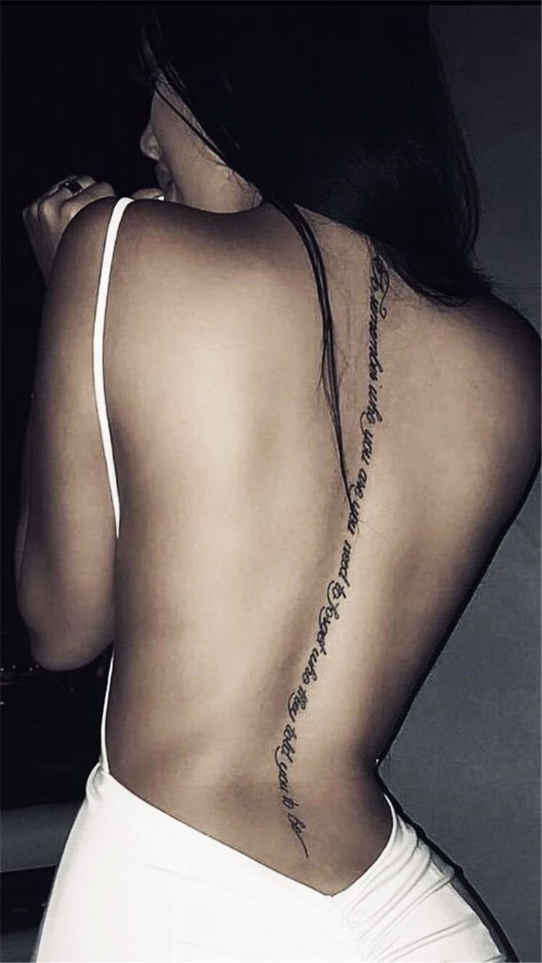 The Beauty and Symbolism of Spine Tattoos