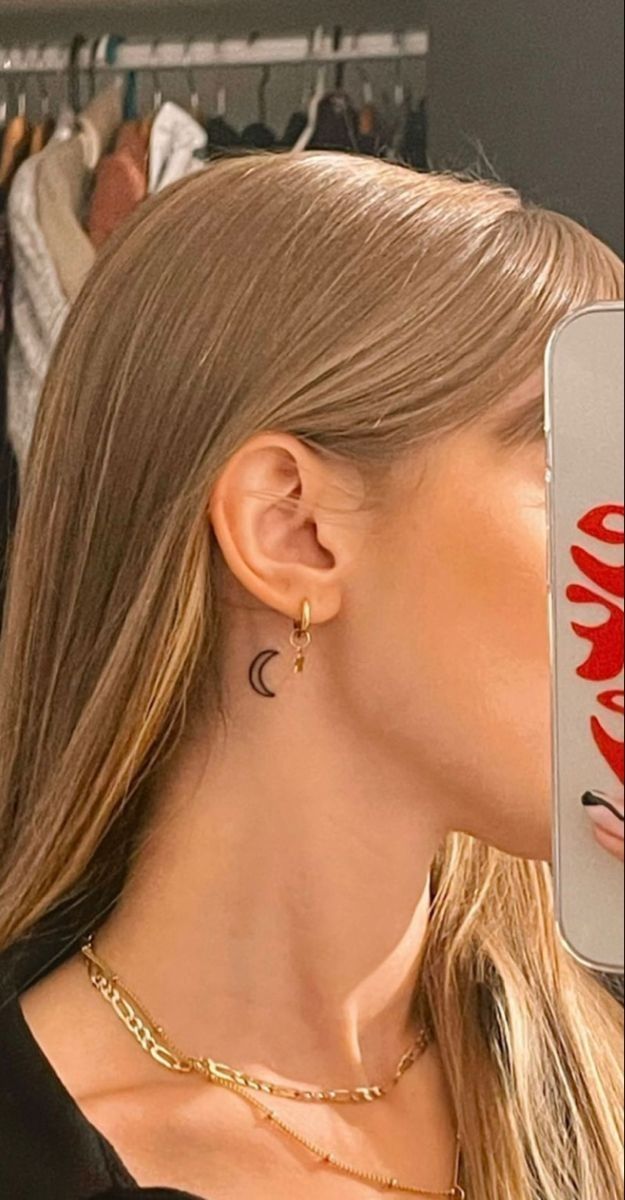 tattoo behind ear