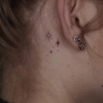 tattoo behind ear