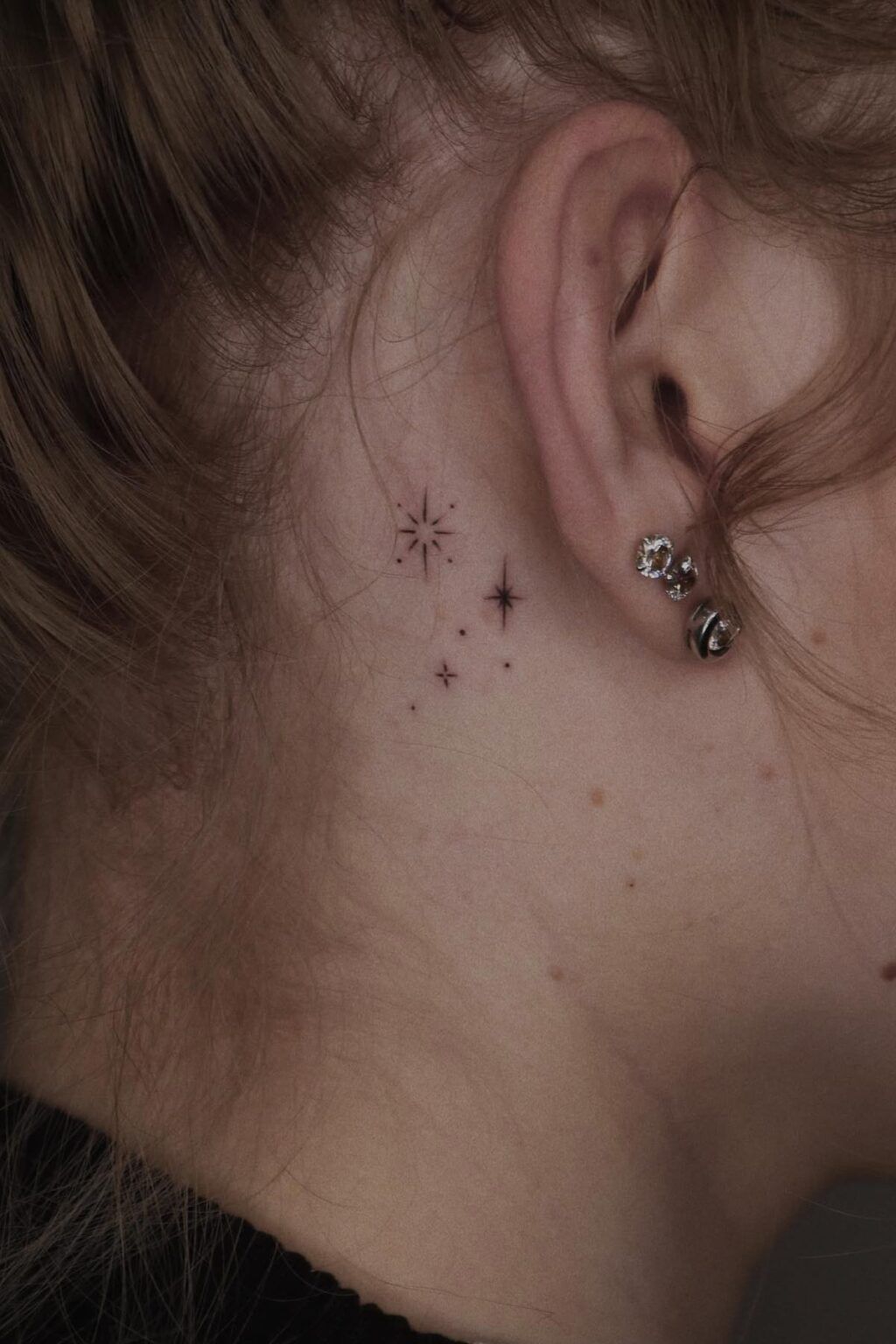 tattoo behind ear