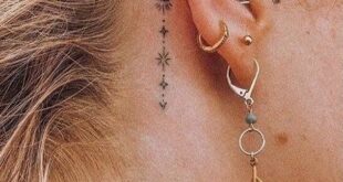 tattoo behind ear