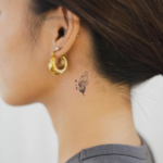 tattoo behind ear