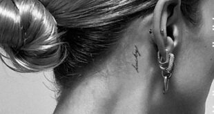 tattoo behind ear