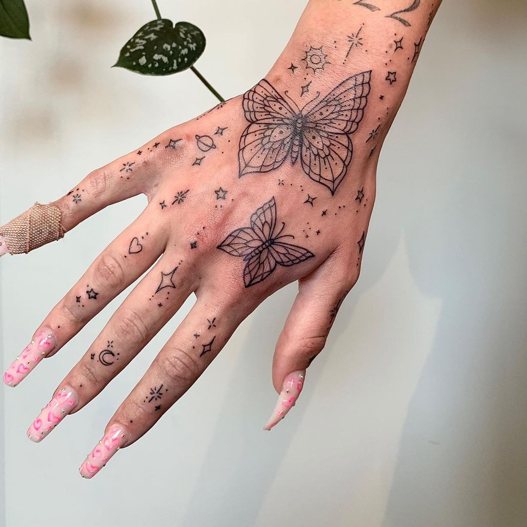 hand tattoos