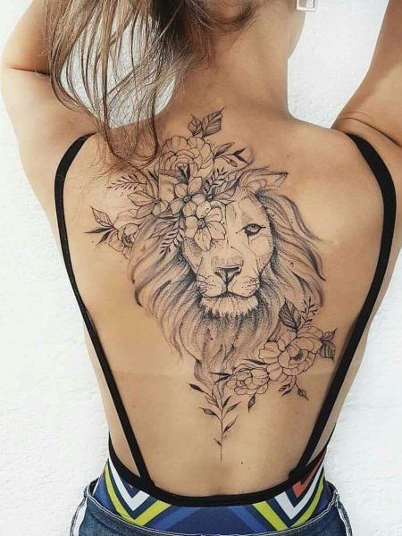 back tattoo women