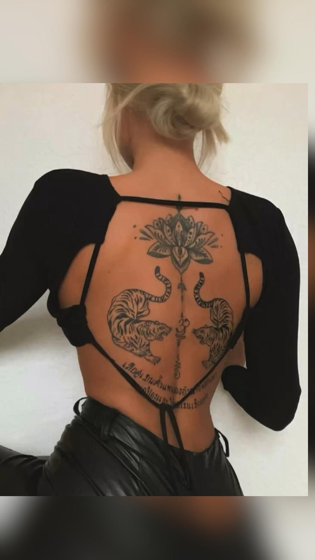 back tattoos