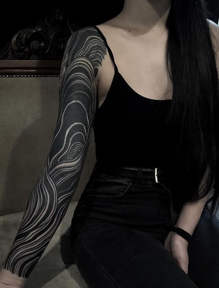 The Rise of Blackout Tattoos: Exploring the Growing Trend of Dark and Bold Body Art