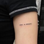 fine line tattoo