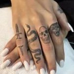 finger tattoos