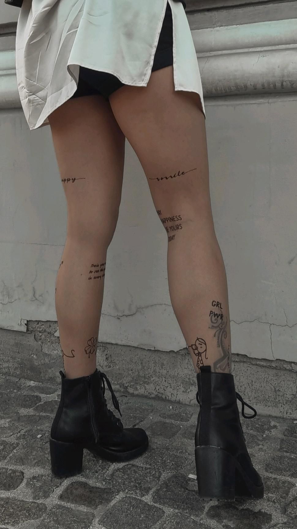 leg tattoos women