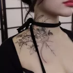 neck tattoos women