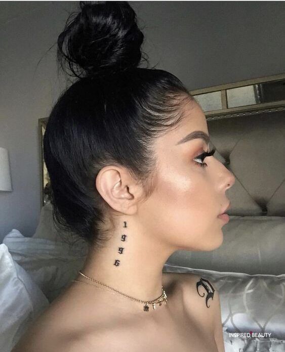 neck tattoos women