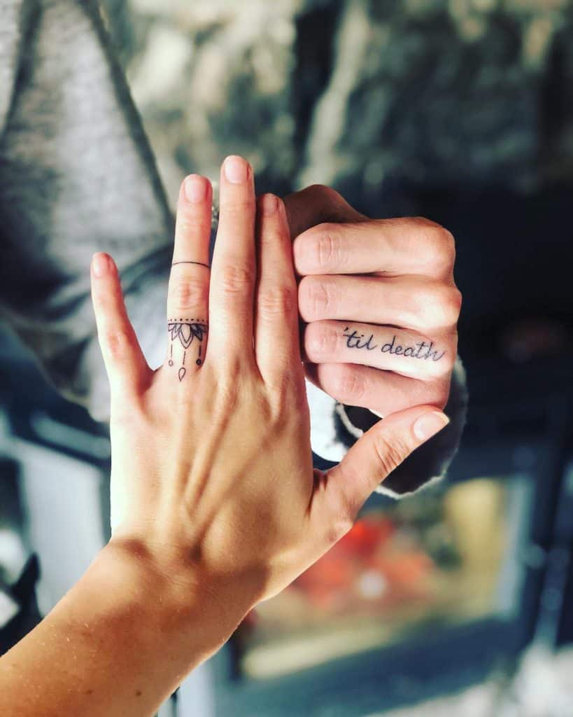 tattoo wedding rings