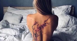 back tattoo women