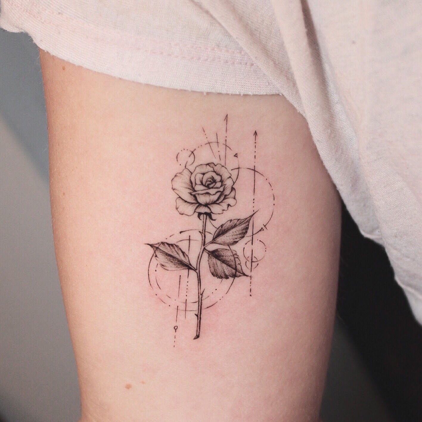 The Timeless Beauty of a Tattooed Rose: Symbolism and Style