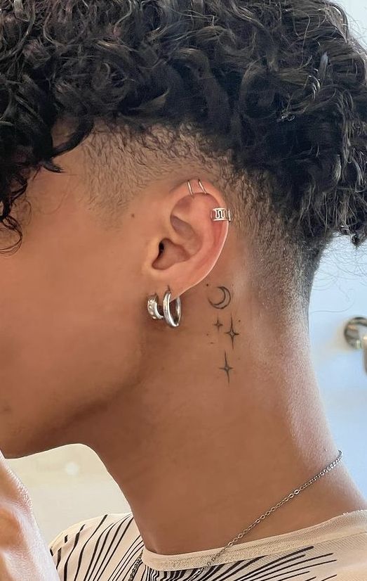 tattoo behind ear