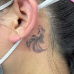 behind the ear tattoo ideas