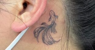 behind the ear tattoo ideas