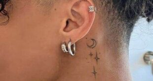 behind the ear tattoo ideas