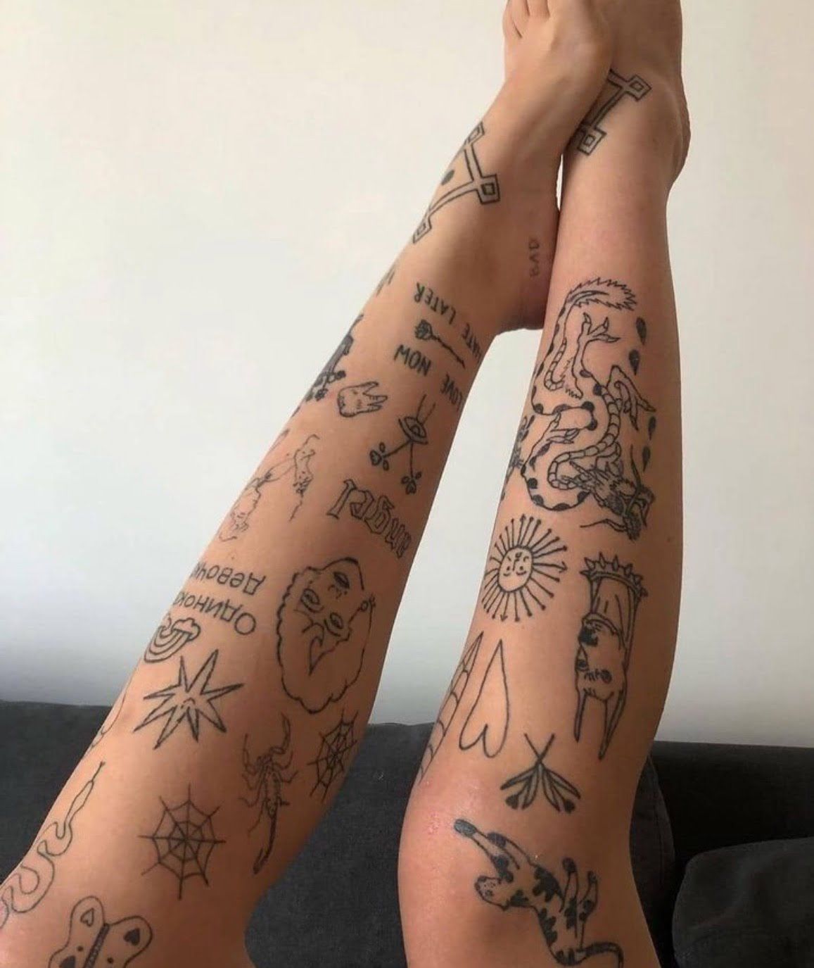 leg tattoos