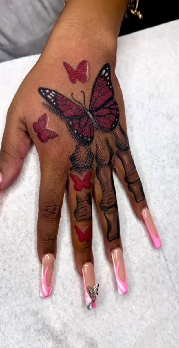 hand tattoos for women