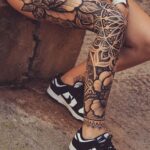 leg tattoos women