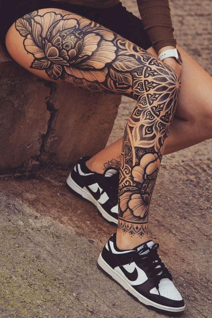 Unleashing Femininity: The Rise of Leg Tattoos for Women