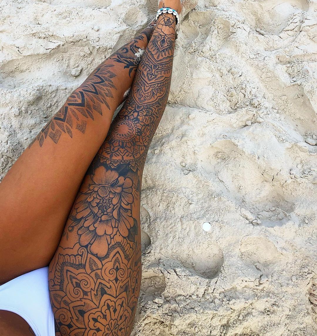 Unleashing the Power of Self-Expression: The Beauty of Leg Tattoos for Women