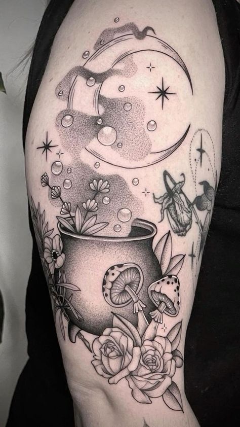 Witchy and Wonderful: Magical Tattoo Ideas for Witches