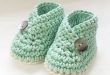 Crochet pattern baby booties shoes unisex boys or girls kimono Kindersocken  Stricken, Babyschuhe Häkeln Anleitung