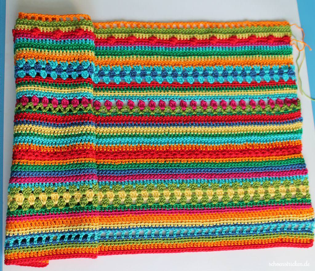 Reihen 1-40 Crochet Along Babydecke Traveller Location