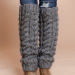 Wolle-Stulpen Zopfmuster Beinlinge Hand stricken Socken | Etsy