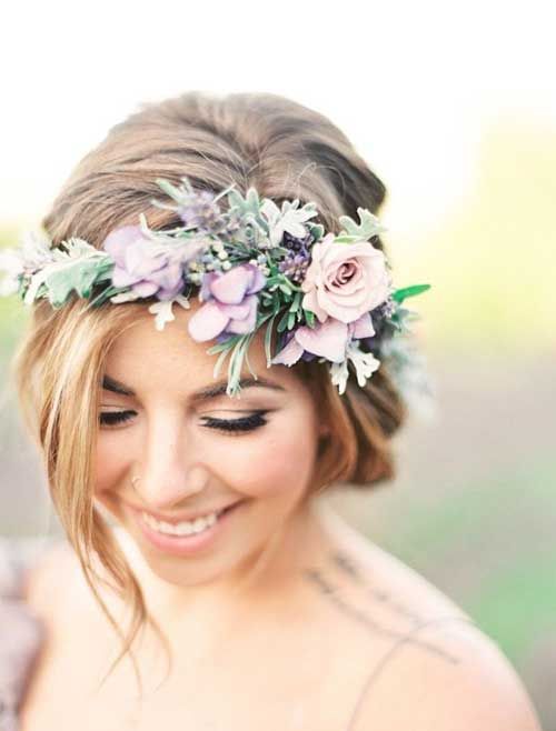 30 besten Hochzeit Haar Ideen 2018 #brautfrisur #brautstyling #Hochzeit  #Wedding #braut #hochzeitstrends #blumenkranz #flowercrown #hairstyle