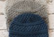 Einfache Seed Stitch Beanie häkeln Hut Muster für Männer, Frauen und Kinder  in 4 Größen