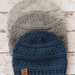 Einfache Seed Stitch Beanie häkeln Hut Muster für Männer, Frauen und Kinder  in 4 Größen