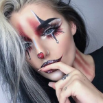 Halloween, makeup, and clown image