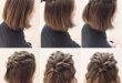 Einfache Nette Frisur für Kurzes Haar-Tutorium | HAIR | Pinterest