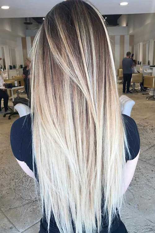 Erstaunlich Lange Gerade Frisuren für Frauen | Haarfarben | Frisuren