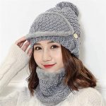 DESESHENME Frauen Winter Hut Mode Gestrickte Hüte Fallen Hut dick und warm  und Bonnet Beanie weich