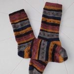 gestrickte Socken in 39-41, Stricksocken, bunte Socken, warme Socken,  Wollsocken