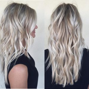 Ziemlich Layered Frisuren und Schnitte für langes Haar, Frauen lange  Haarschnitt